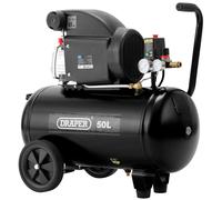 Draper 50L Direct Drive Air Compressor 1.5kW 2hp 230V Pressure 116psi 8bar 24981