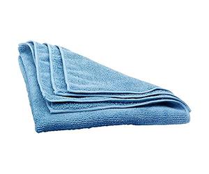 Draper 51080 Microfibre Cloth, 400mm x 400mm, Blue, Pack of 2