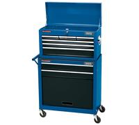 Draper Roller Tool Cabinet & 5-Drawer Chest 51177 - 2-Drawer, Blue, Large