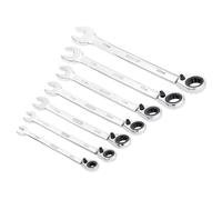 Draper 51179 Metric Reversible Ratcheting Combination Spanner Set 7 Piece
