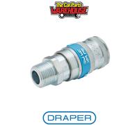 Draper 3/8in Bsp Taper Male Thread Vertex Air Coupling 51409