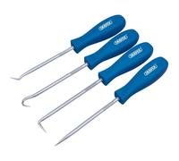 Draper 51763 SETB Mini Hook and Pick Set, 130mm Length, 4 Pieces , Blue