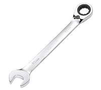 Draper 52008 Hi-Torq Metric Reversible Ratchet Spanner, 245 mm Length, Blue