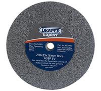 Draper 30 Grit Grinding Wheel, Blue, 200 x 25 mm