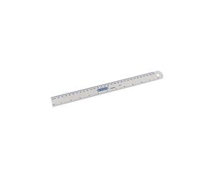 Draper 52191 Aluminium Rule, 300mm x 30mm , Blue
