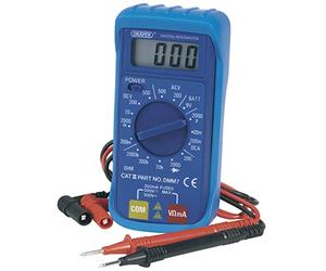 Draper 52320 Electrician Digital Multimeter with 16 Function,Blue