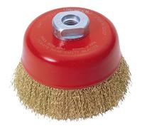 Draper 52637 Expert Crimped Wire Cup Brush, 100mm x M14 , Blue