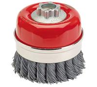 Draper Wire Cup Brush Expert 52638 Crimped Brassed Steel 125mm M14 Thread