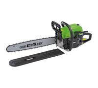 Draper 52cc Petrol Chainsaw | 2KW 2 Stroke 11000 RPM Engine | 500mm 20" Oregon Bar® | Easy Recoil Start | Pruning Gardening Tool | Powerful Tree Cutter | 80106