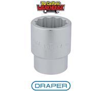 Draper 53045 Elora Bi-Hexagon Socket 1" Sq Dr 17/16"