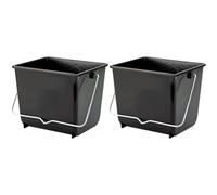 Draper 53087 Mini Paint Scuttle, 5L, Black (Pack of 2)