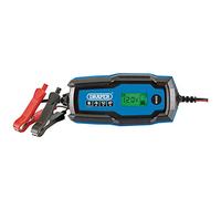 Draper 53489 6V/12V Smart Charger and Battery Maintainer, 4A, Blue and Black, One Size