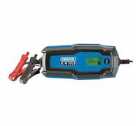Draper 53490 6V/12V Smart Charger and Battery Maintainer (6A), Black