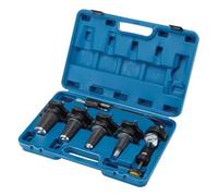 Draper 53591 Expert Universal Cooling System Pressure Test Kit (5 Piece), Blue and Black