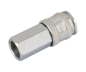 Draper 54408 3/8in Bsp Parallel Euro Coupling Female Thread (Sold Loose) each