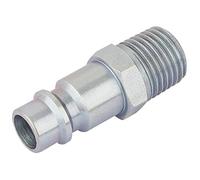 Draper PCL Euro Male Nut Air Line Coupling Adaptor BSP Male Thread 1/4" BSP