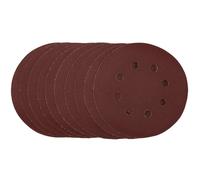 Draper 54758 Punched Sanding Discs 125Mm Hook & Loop 240 Grit (Pack Of 10) each 10