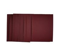 Draper 54806, 240 Grit Aluminum Oxide Sanding Sheets (10), 11.5 x 15 cm, Paper Backing, for 1/4 Sander