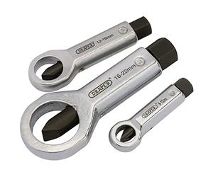 Draper 55108 Nut Splitter, 9mm-22mm Capacity, 3 Pieces , Blue