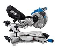 Draper 55588 D20 20V Brushless 185mm Sliding Compound Mitre Saw - Bare, Blue and Black