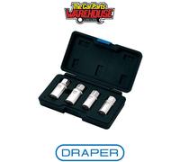 Draper 55641 Stud Extractor Set 1/2" Sq Dr (4 Piece)