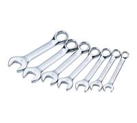 Draper 56398 Hi-Torq Metric Stubby Combination Spanner Set, 7 Pieces