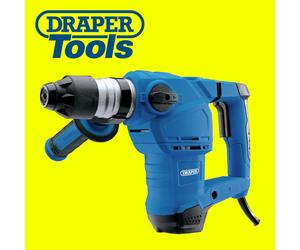 Draper 56404 Storm Force SDS+ Rotary Hammer Drill Kit with Rotation Stop (1500W)