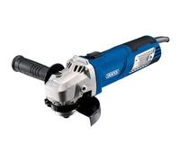 Draper Angle Grinder 115mm 750W Spindle Lock Adjustable Guard Two Position Handle