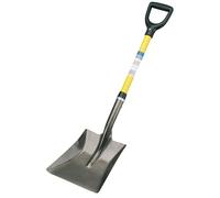 Draper Square Mouth Builders Shovel with Fibreglass Shaft