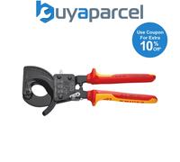 Draper 57677 KNIPEX 95 36 250 VDE Heavy Duty Cable Cutter, Ratchet Action, 250mm