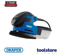 Draper 57681 Electric Detail Sander Tri-Base Palm Mouse 3 Interchangeable Plates