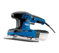 Draper 230V Third Sheet Sander 260W Dust Box Hook Loop Base 3 Sanding Sheets