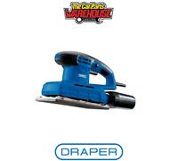 Draper 300W 1/2 Sheet Sander 240V 11000rpm Variable Speed Dust Extraction