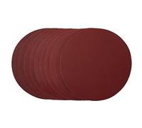 Draper 58110 Sanding Discs, 180mm, Hook & Loop, Assorted Grit - 80G, 120G, 240G, 320G, 400G (Pack of 10)