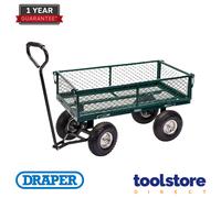 Draper 58552 Steel Mesh Gardeners Wheelbarrow Cart Trolley Trailer Heavy Duty
