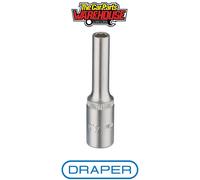 Draper 58722 Elora Deep Socket 1/4" Sq Dr 45mm