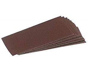 Draper 59466 Aluminium Oxide Sanding Sheet, 100 Grit, 232mm x 92mm, Pack of 10 , Blue