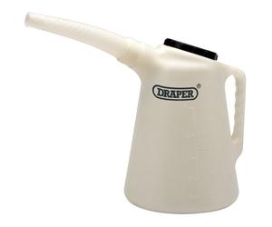 Draper 5L Measuring Jug with Flexible Spout | Plastic Jug with Lid | Easy Carrying Handle | 43965