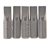 Draper 5PC 25mm 6.0MM P.Slot.S/D Bit - 64011