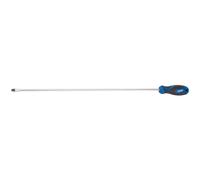 Draper 6.0 x 450mm Extra Long Reach Soft Grip Plain Slot Screwdriver 53508