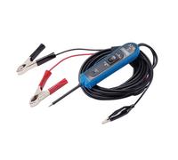 Draper 6-24V Auto Probe Dc Circuit Tester Led Display 3.45M Cable Crocodile Clips