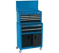 Draper 6 Drawer Roller Cabinet and Tool Chest Combination Blue