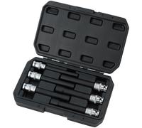Draper Extra Long E-Type Sockets 1/2in Sq. Dr. (6 Piece) Pk 1 07125