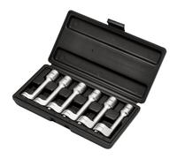 Draper 6-Piece Diesel Injector Line Socket Set - 1/2" Sq. Dr. - 13603 - CR-MO Steel