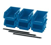 Draper 6 Piece Set of Medium Storage Bins