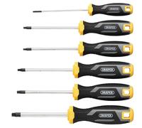 Draper 6 Piece Soft Grip Torx Tamperproof Screwdriver Set 13435
