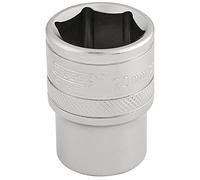 Draper Socket 16610 1/2" Drive 6-Point 20mm Satin Finish