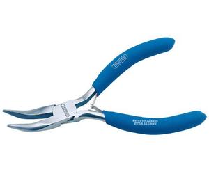 Draper 60742 Carbon Steel Bent Nose Plier, 125mm