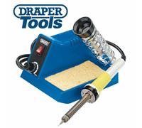 Draper 61478 BLUE Soldering Iron Station 40W With Cleaning Sponge