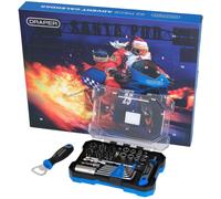Draper 62 Piece Tool Set Advent Calendar 2025 - Limited Edition Christmas for DIY, Car & Motor Enthusiasts - 24 Day Xmas Countdown with Sockets, Screwdriver Bits, Hex Keys & Storage Case